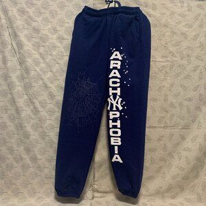 Sp5der Blue High Quality Printed Trousers